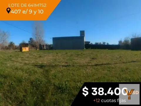Terreno en venta - 641mts2 - Villa Elisa, La Plata [FINANCIADO]
