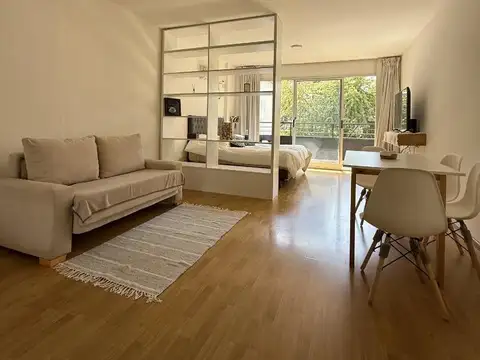 ALQUILER MONOAMBIENTE AMOBLADO CON BALCON EN PALERMO