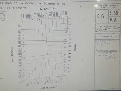 Terreno en Venta en Boedo, USD 195.000