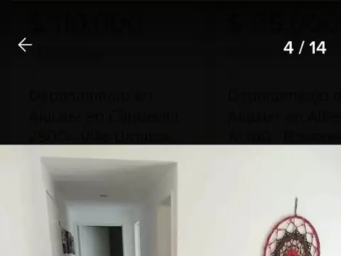 Departamento en Alquiler 40 años