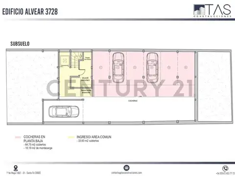 Departamento en Venta de 3 ambientes
