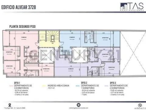 Departamento en Venta en Candioti Norte, USD 172.500