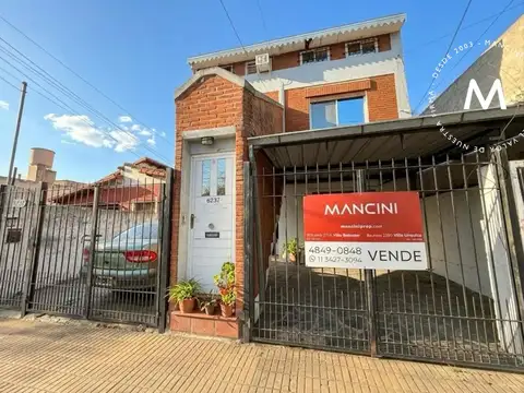 APTO CRÉDITO - PH en venta de 3 ambientes c/ cochera y patio - Villa Ballester