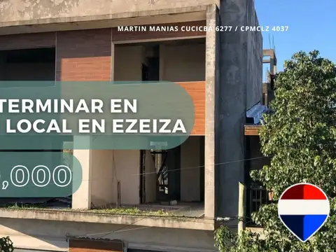 EDIFICIO A TERMINAR EN VENTA CON LOCAL