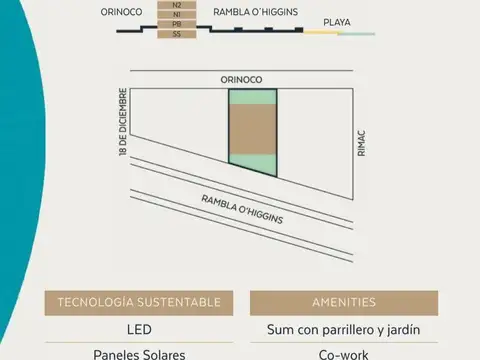 Departamento en Venta de 1 dormitorio