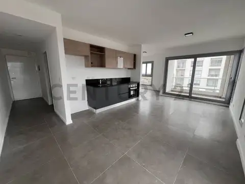 Alquiler departamento 1 ambiente piso 18 B  a estrenar,muy luminoso.