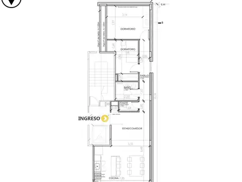 Venta departamento 2 dormitorios | Balcón frente | Abasto Rosario