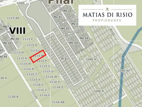 VENTA LOTE 6119 MTS2 IDEAL INVERSOR- EN PILAR