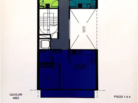 Gavilan 4800, Piso 1
