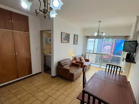 Departamento Monoambiente en alquiler temporario - 1 Baño - Mar del Plata