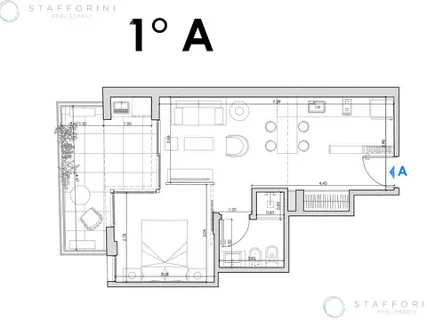 Departamento en Venta en Villa Devoto, USD 103.000