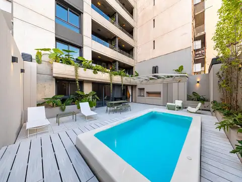 Departamento 2 dormitorios terraza exclusiva Entre Ríos 430