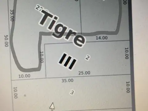 Terreno en Venta de 1000,0 m2