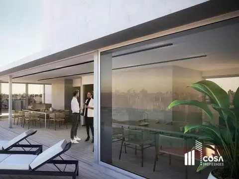 Departamento 2 ambientes con 1 baño