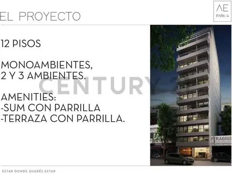 VENTA MONOAMBIENTE EN VILLA CRESPO/PALERMO -AMENITIES-