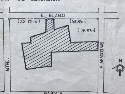 VENTA TERRENO  APTO DESARROLLO 1ERA SECCION CIUDAD