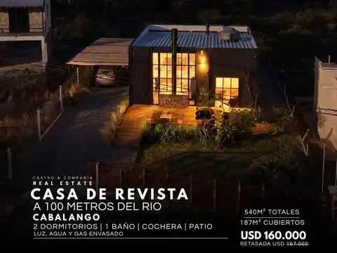 Venta Exclusiva Casa De Revista Completamente Equipada De 2 Dormitorios En Cabalango