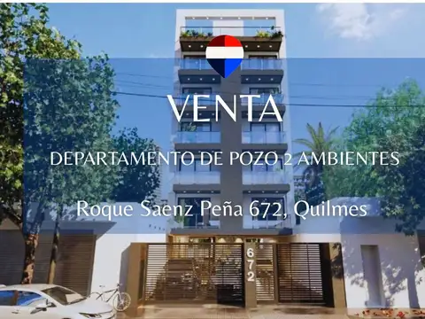 VENTA DPTO 2 AMBIENTES EN POZO – QUILMES OESTE
