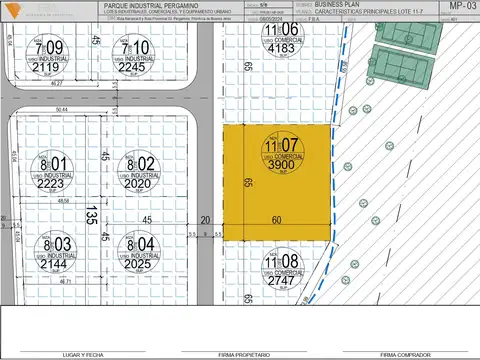 Terreno en Venta en Pergamino, USD 136.500
