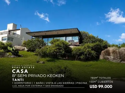 Venta Casa De Diseño Con Pileta En Barrio Semi Privado Keoken - Tanti