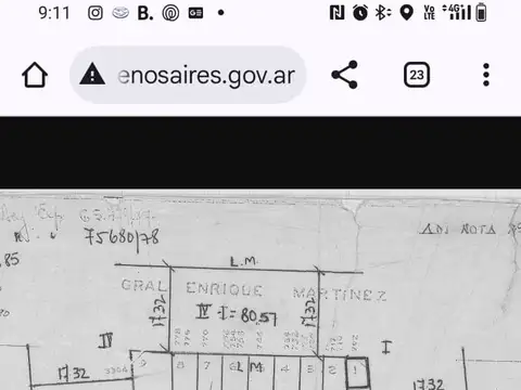 Terreno en Venta de 185,0 m2