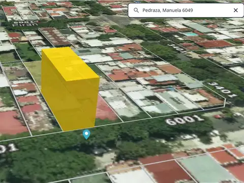 LOTE  PREMIUN en VILLA URQUIZA  8.66 X 49,50 M2