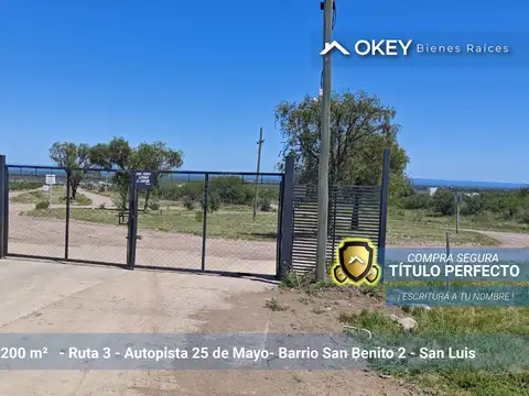 Terreno en venta en La Punta, San Luis, Autopista 25 de Mayo