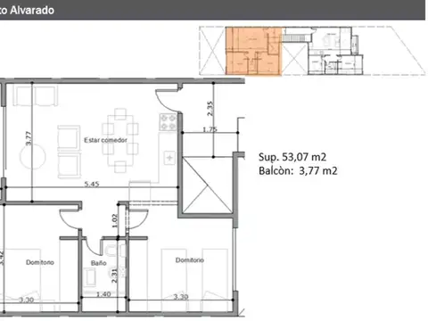 Departamento de 3 ambientes con Balcón y Terraza Ramos Mejía