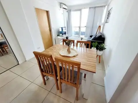 Departamento 2 ambientes con 2 baños