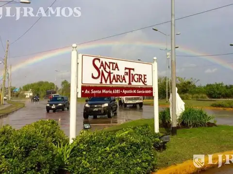 Terreno de 2565 m 2  en venta en  Santa Maria De Tigre