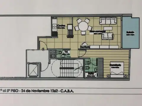 Departamento en Venta de 2 ambientes