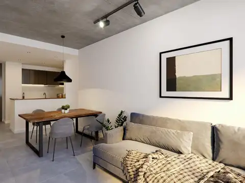 Departamento 2 ambientes con 1 baño