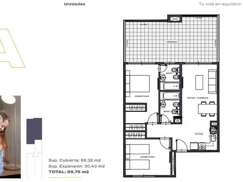 Departamento en Venta de 3 ambientes