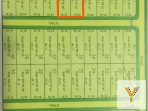 Terreno en Venta de 1294,0 m2