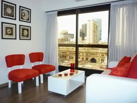Departamento 2 ambientes, alquiler temporario, Microcentro