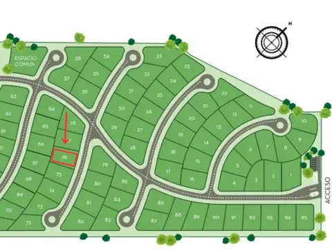 Arenas Chico lote 76