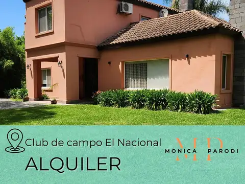 Casa de 6 ambientes en alquiler en El Nacional Club de Campo, General Rodríguez