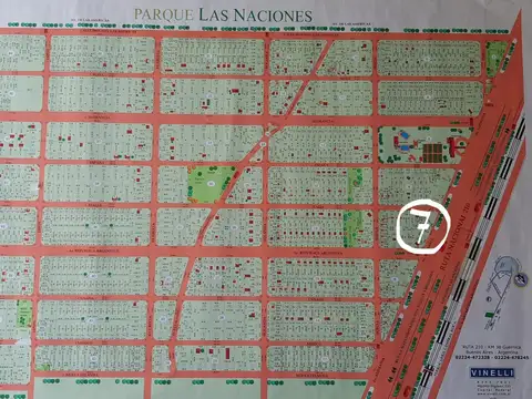 Parque Las Naciones, Ruta 210