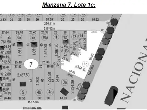 Lote 1c, Mza 7, en venta en Parque Las Naciones, Guernica