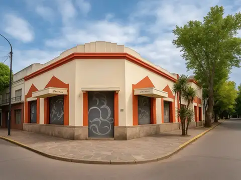 Inmueble en block (Local comercial, 2 ambientes con terraza propia y cocheras)