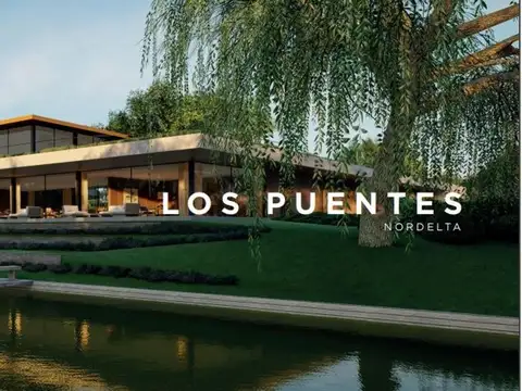 Puentes , lotes al lago central. Nordelta