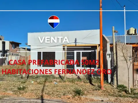 VENTA CASA A TERMINAR FERNANDEZ ORO