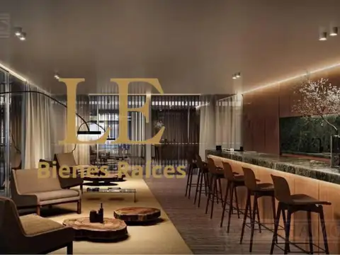 Departamento 2 ambientes con 2 baños