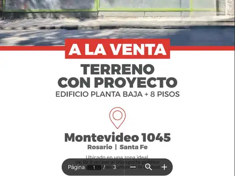 Terreno en venta de 428 m2, Ideal Constructoras. Rosario