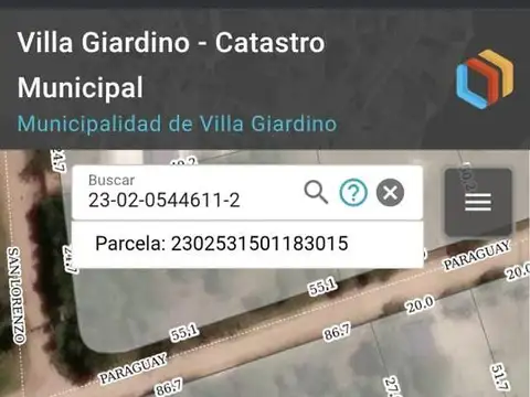 Terreno en Venta de 2069,0 m2