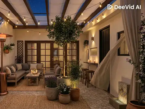 Depto Tipo Casa 4 ambientes con 2 baños