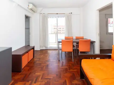 DEPARTAMENTO DOS AMBIENTES CON BALCÓN AL FRENTE