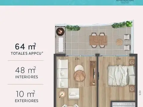 Apartamento en venta en Malvin