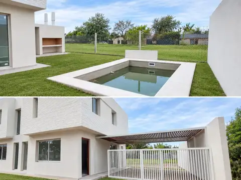 Venta Casa 3 Dormitorios Funes Barrio La Cardera A Estrenar Duplex Pileta Cochera