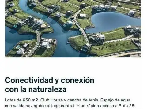 Lote en venta Puertos del Lago Acacias al